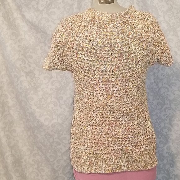 Crochet Style Boho Summer Sweater by CAbi - Picture 4 of 7